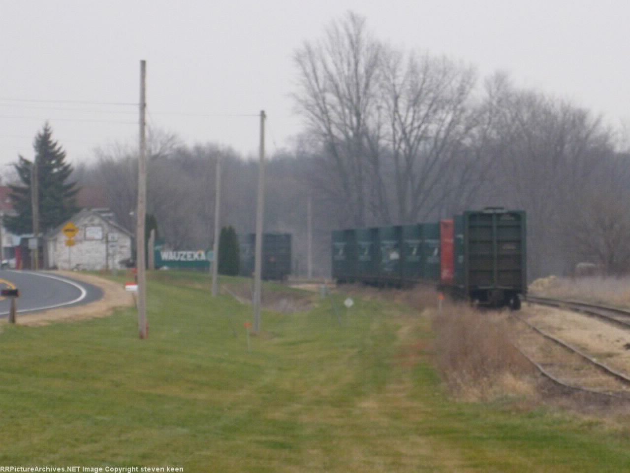 centerbeam flat cars