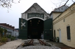 Passenger Coaches and Empty Ann Street Engine House waiting for the Best Friend to Return to Charleston
