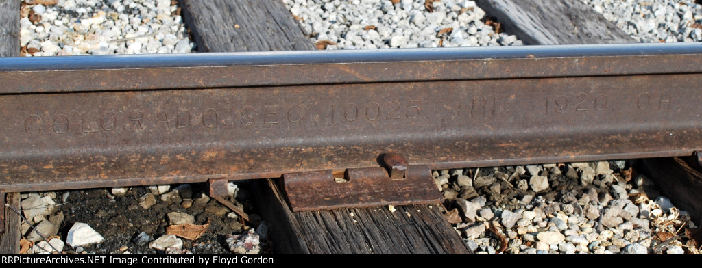 100 lbs COLORADO 1920 on main line of INPR