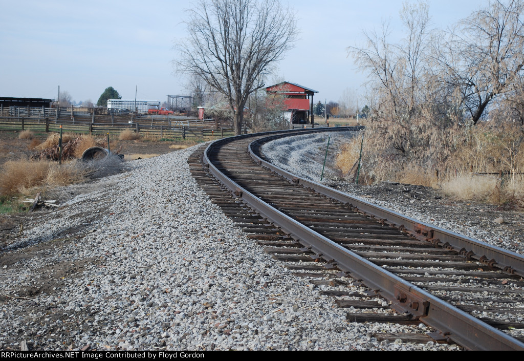 100 lbs jointed rail west of town