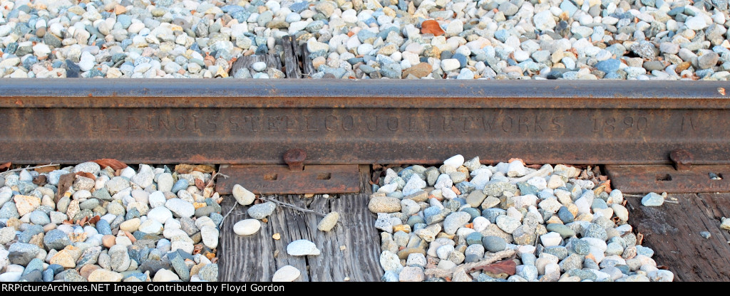 60 lbs* ILLINOIS STEEL CO JOLIETWORKS 1890