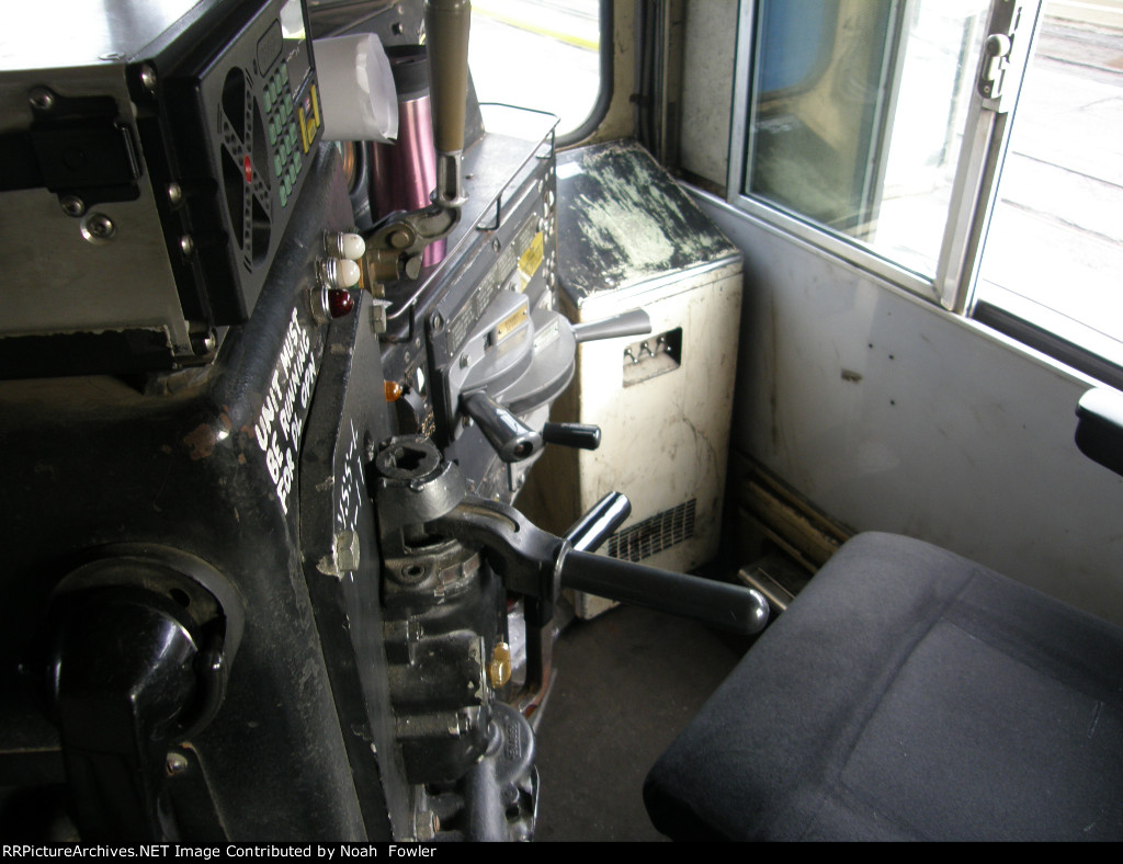 Cab of D&H 7312 leads Toys for Tots Train