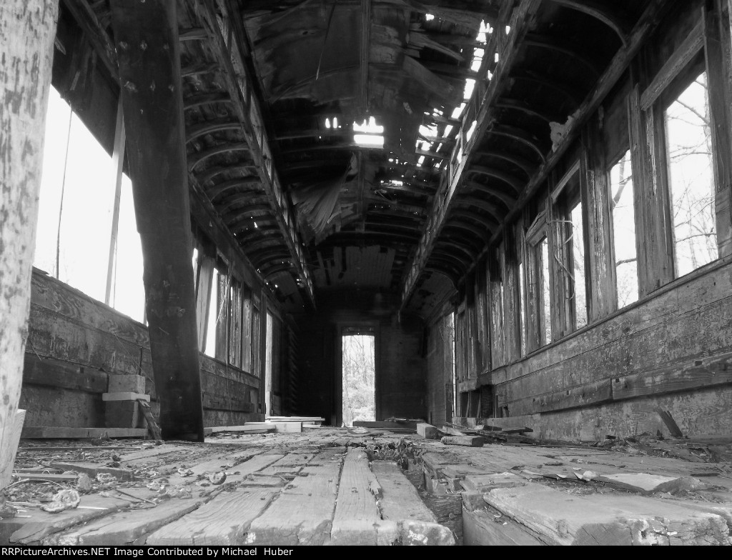 The still ( as of this date) untoched interior of Ironton combine #2