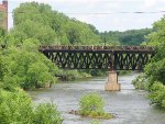 120708213 Ex-SOO Line Eau Claire River Pedestrian "S-Bridge"
