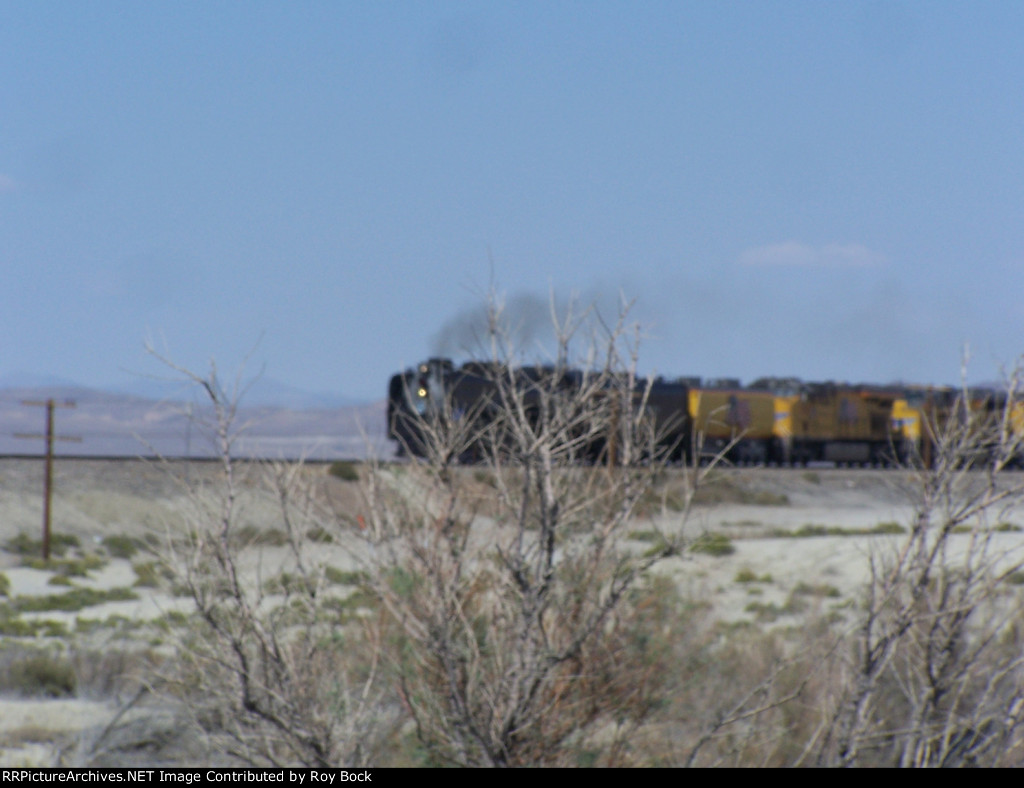 UP 844 crossing the Nevada desert