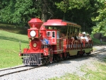 Chance miniature train at Steele Creek Park