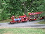 Chance miniature train at Steele Creek Park