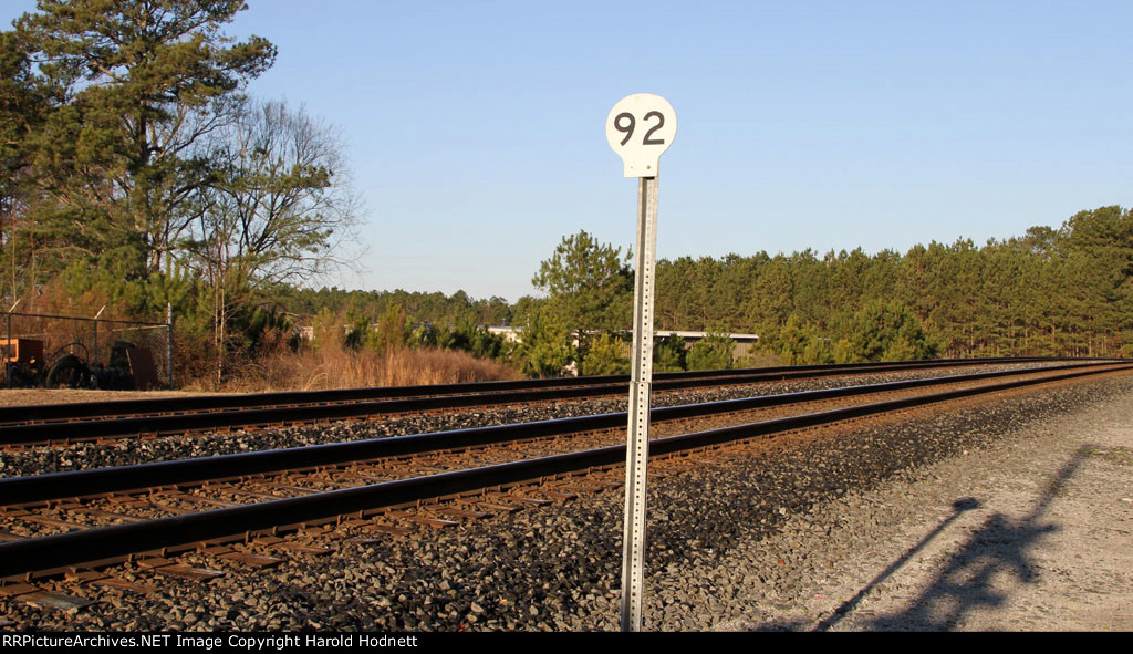 MP 92 on NS "H" line