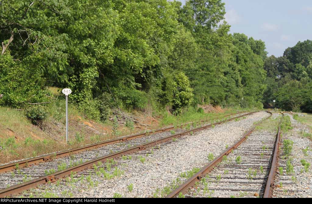 mp 345 on the ACWR line 