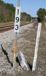 MP AC 193 new and old mileposts