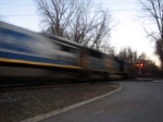 Speeding train