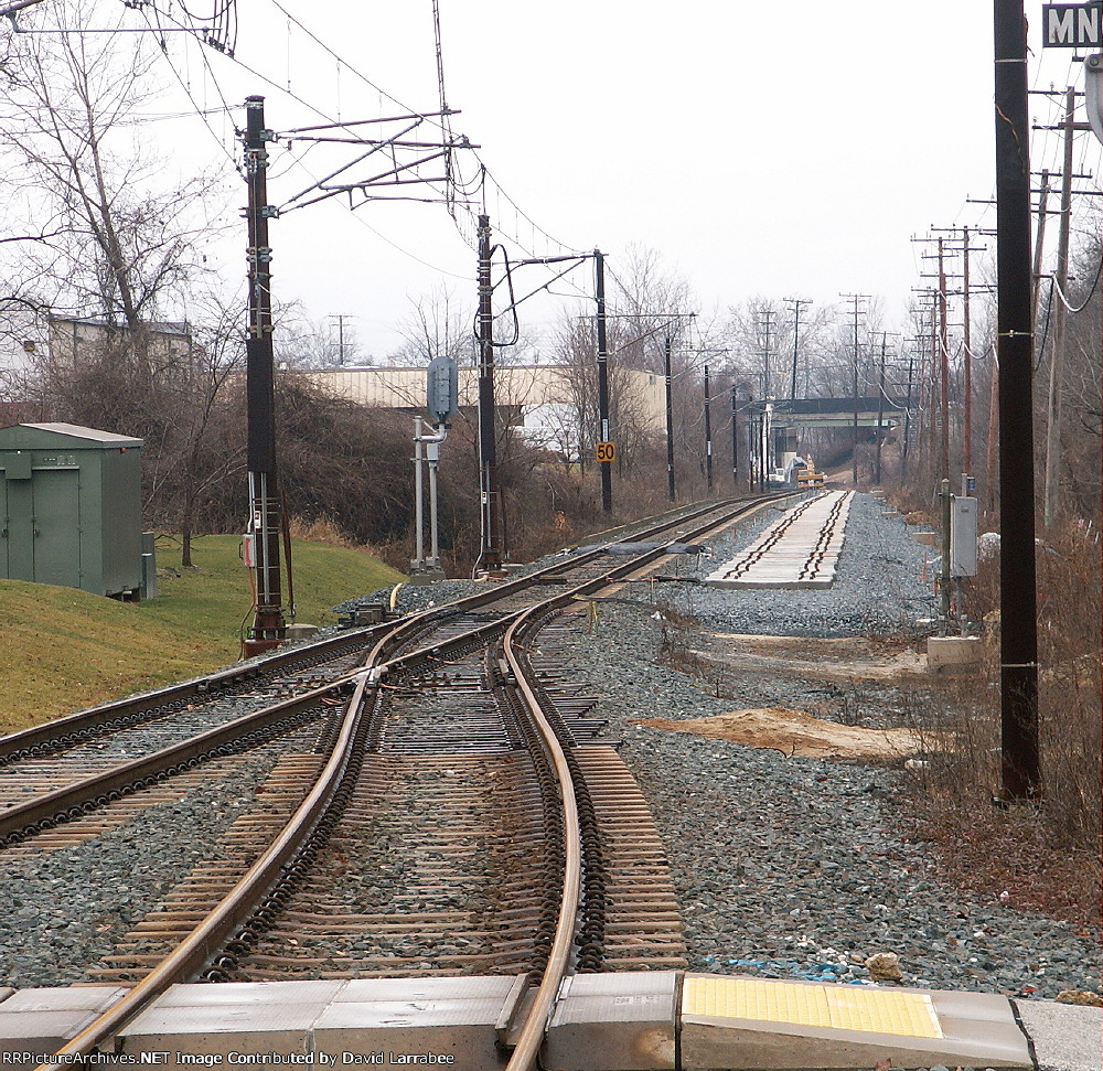 Timonium Station looking north