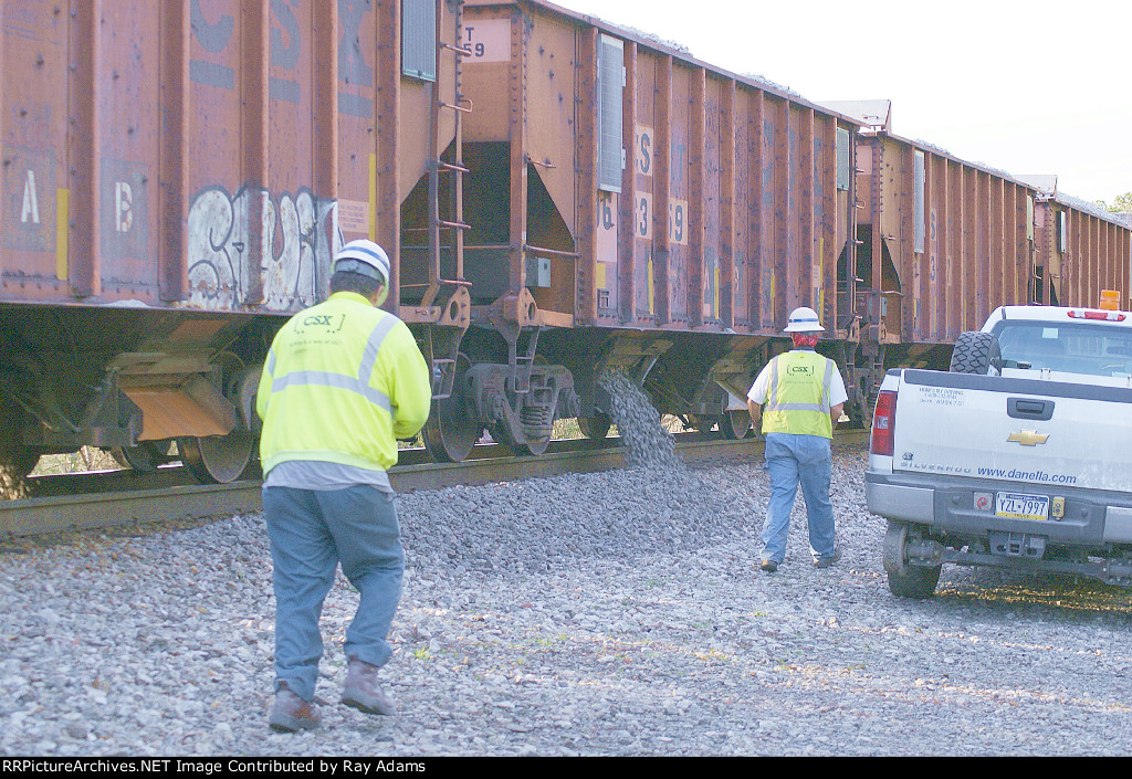 CSX Ballast Train