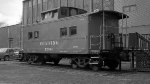 "Reading 92984" (ex CNJ 91530) in display in Lititz PA B&W 