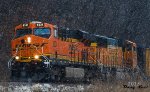 BNSF 6331 Snow shower