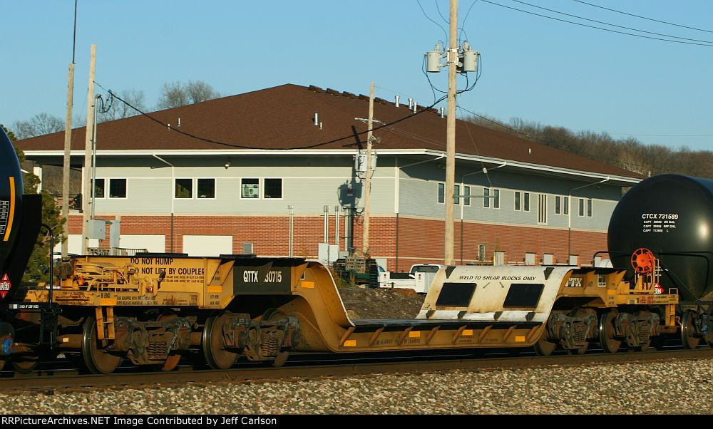 8-axle flat, QTTX #130715