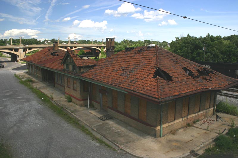 Fire Damaged Virginian Depot