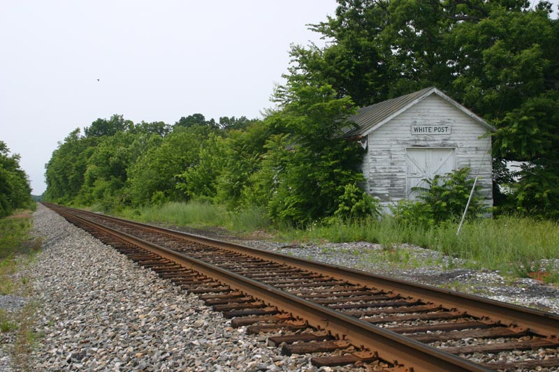 Depot on A Lonely Stetch of Tracks