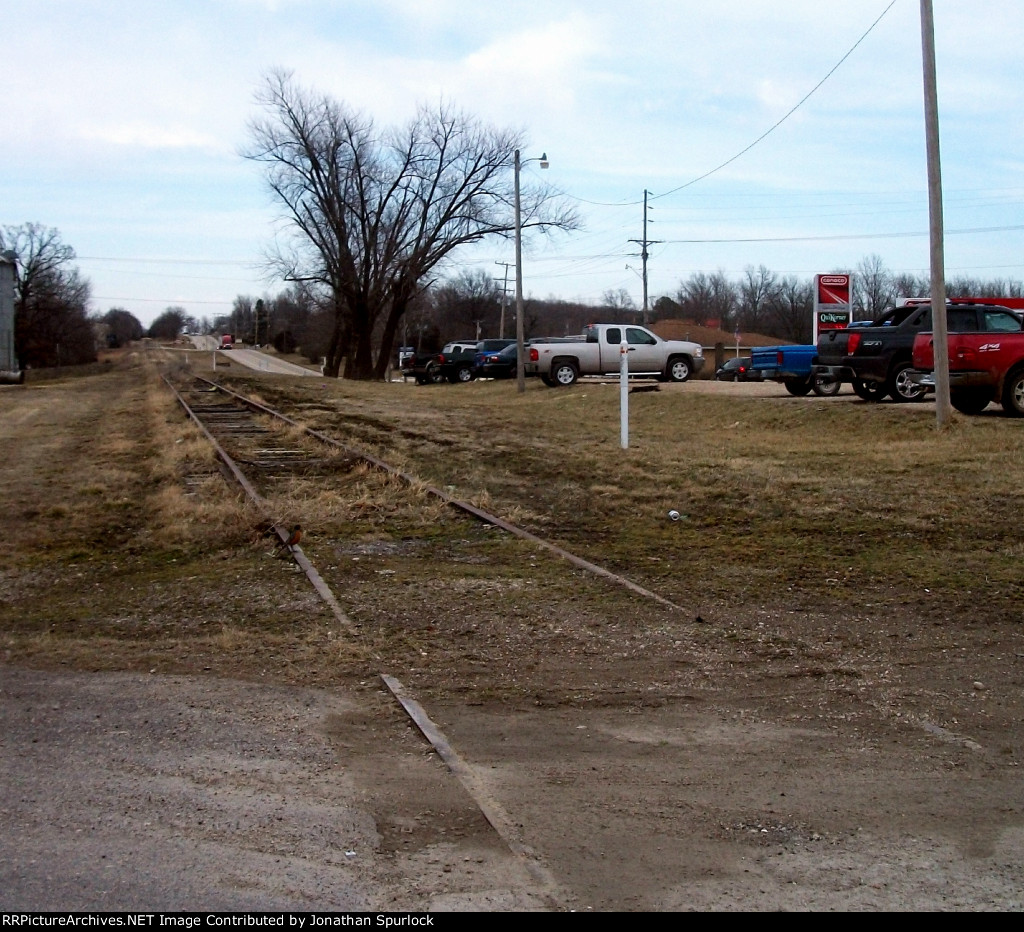 Ex-Rock Island trackage, looking east
