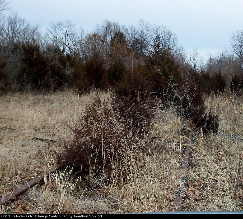 Ex-Rock Island trackage, looking east
