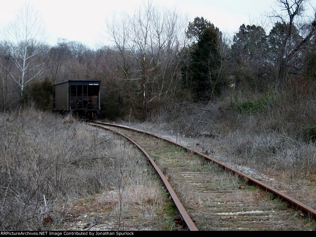 Ex-Rock Island trackage, looking east