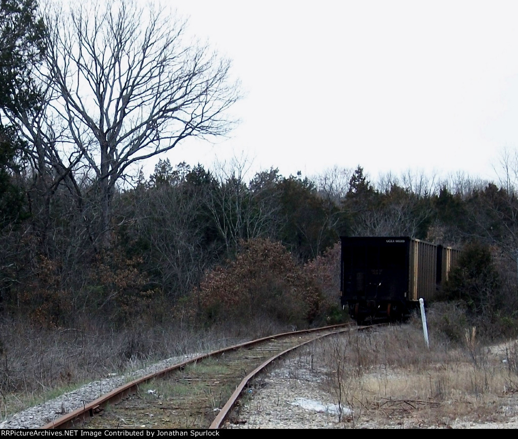 Ex-Rock Island trackage, looking west