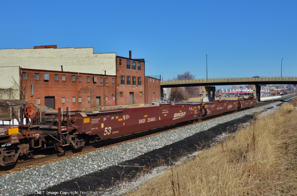 BNSF 254843 is new here.