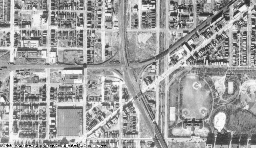 Brighton Park Crossing in 1939