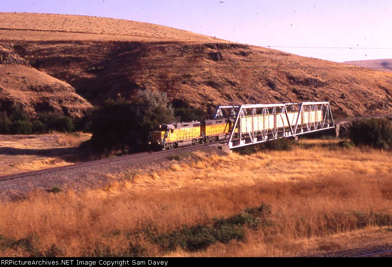 corssing the Umatilla River