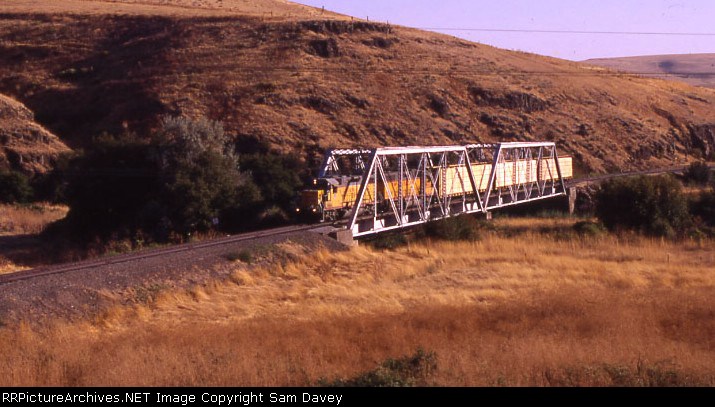 corssing the Umatilla River