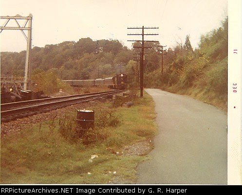 Family members were waiting on the ground at the Reusens hydro plant for the Autumn Leaf Special