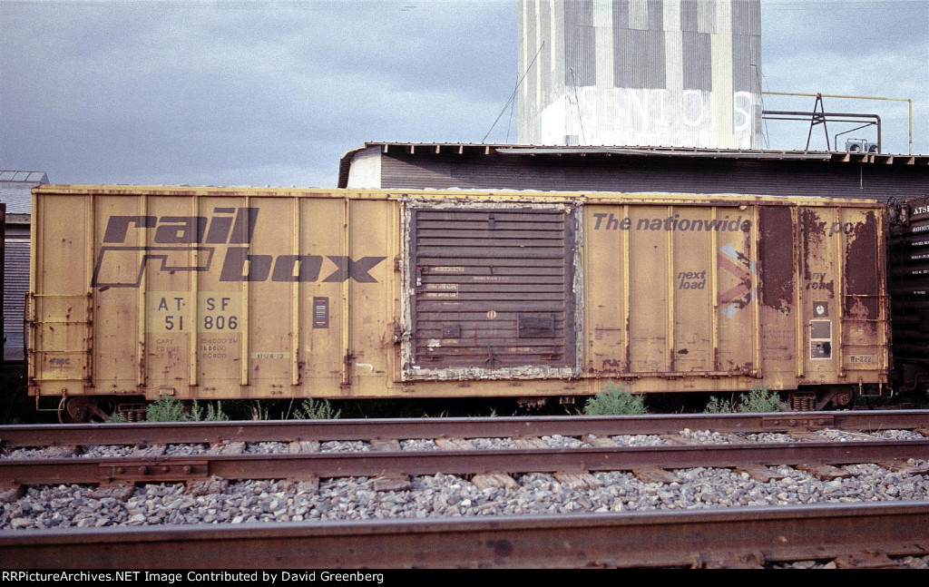 ATSF Boxcar Bx-222 51806 xRailbox