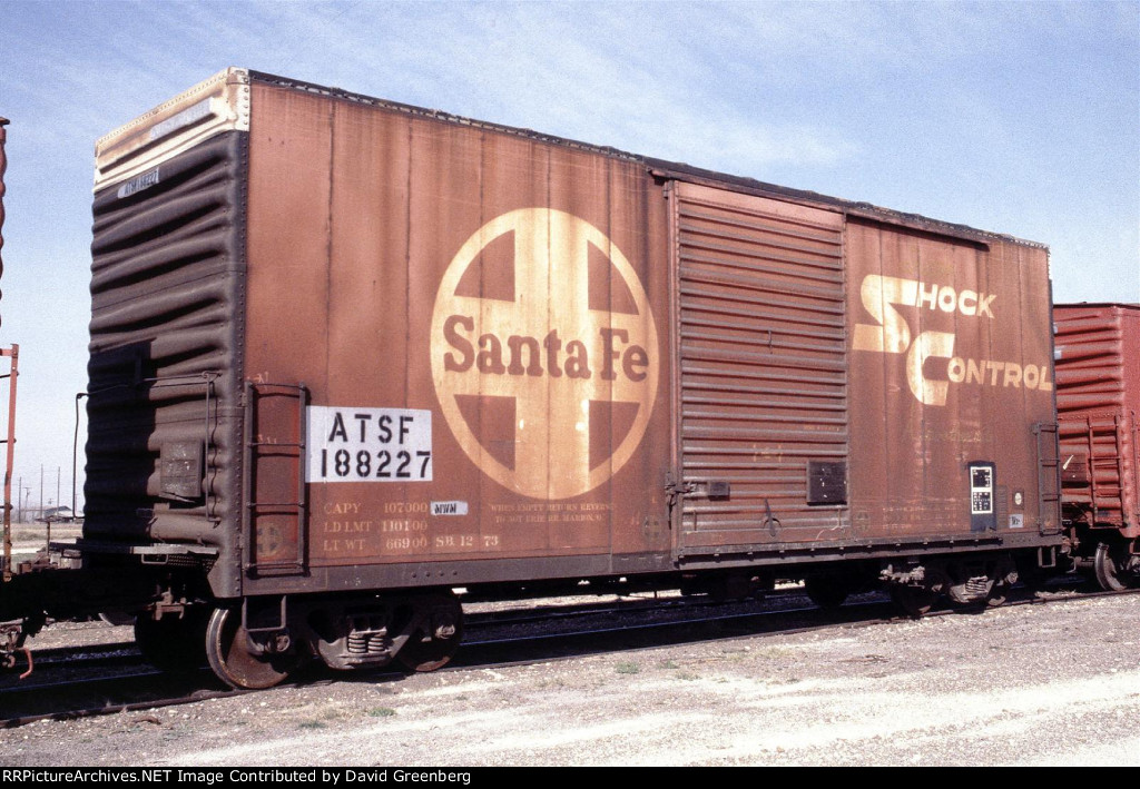 ATSF MW boxcar Wx 188227