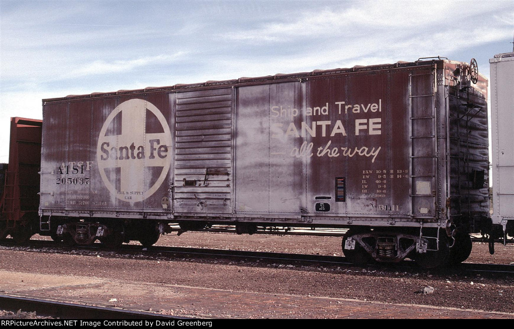 ATSF MW boxcar Wx-11 205037