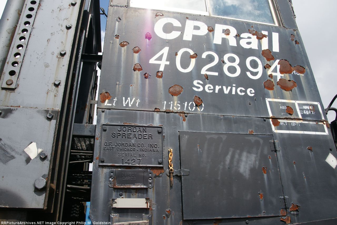 CP 402894 - Jordan Spreader (c/n 1427)