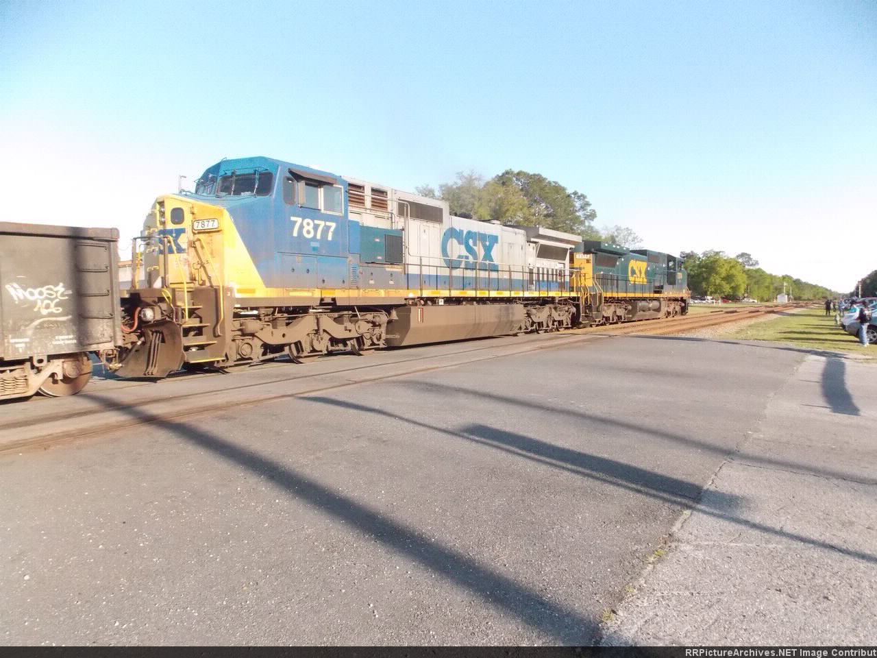 CSXT 7877 (C40-8W)