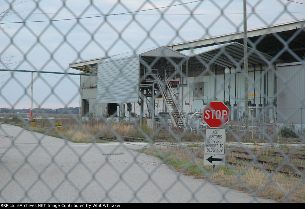 This is the Kaolin tranloading facility in Port Royal SC at the terminus of the Charleston and Western Carolina Railroad.  This port has been closed for a few years now and the railroad has recently been removed in this area. 