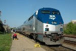 P42 # 7 on the point of Amtrak Train # 171