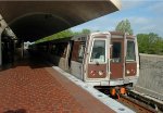Metro Blue Line Train at Van Dorn Street heading test