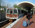 Eastbound Metro Train at Van Dorn Street