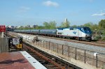 Northbound Amtrak Northeast Regional Passing Braddock Rd Station