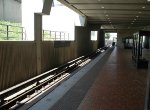 Branch Ave Metro Station: looking west