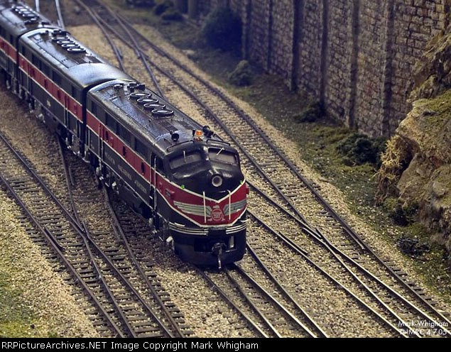 Passenger diesel passing through