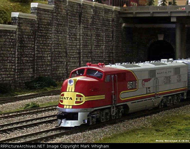 Superchief passing city