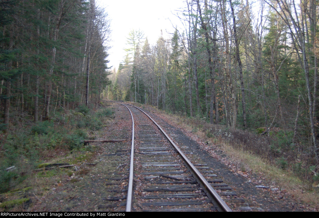 Rails are still straight and level but the ties and bed need work