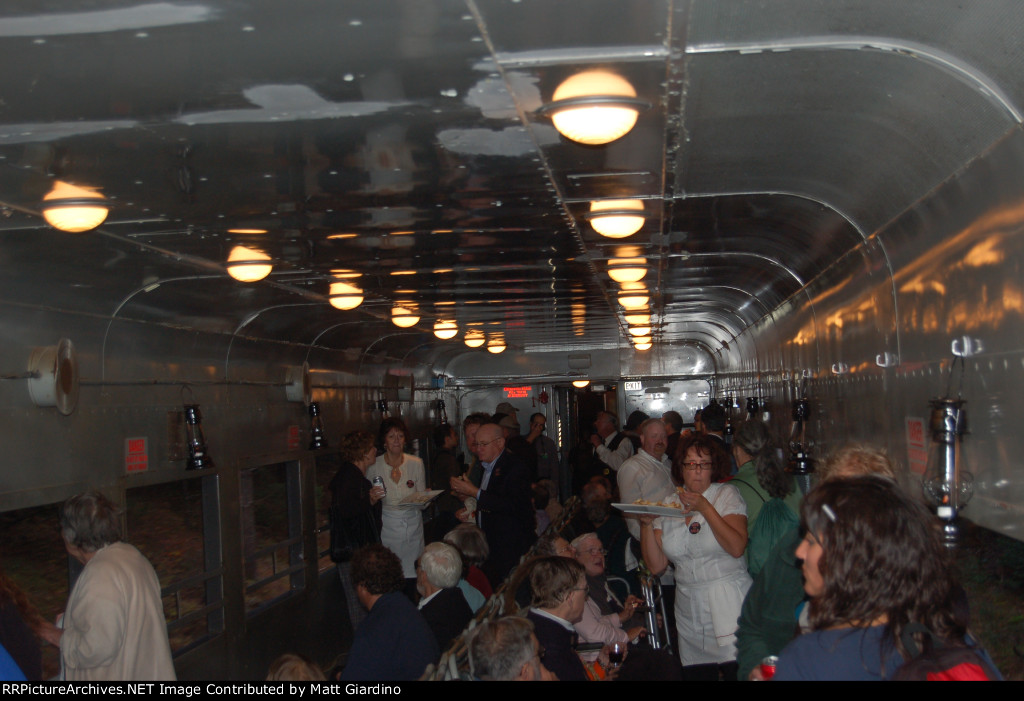 We were treated to complementaty snacks and beverages on the train