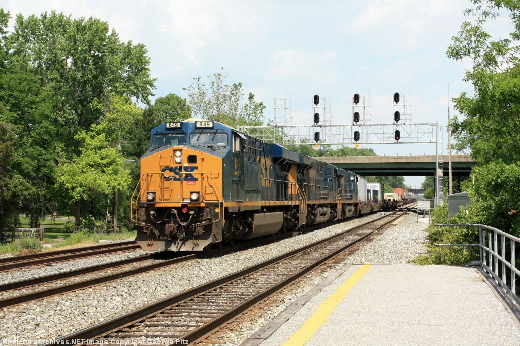 CSX 849 at St Denis, MD