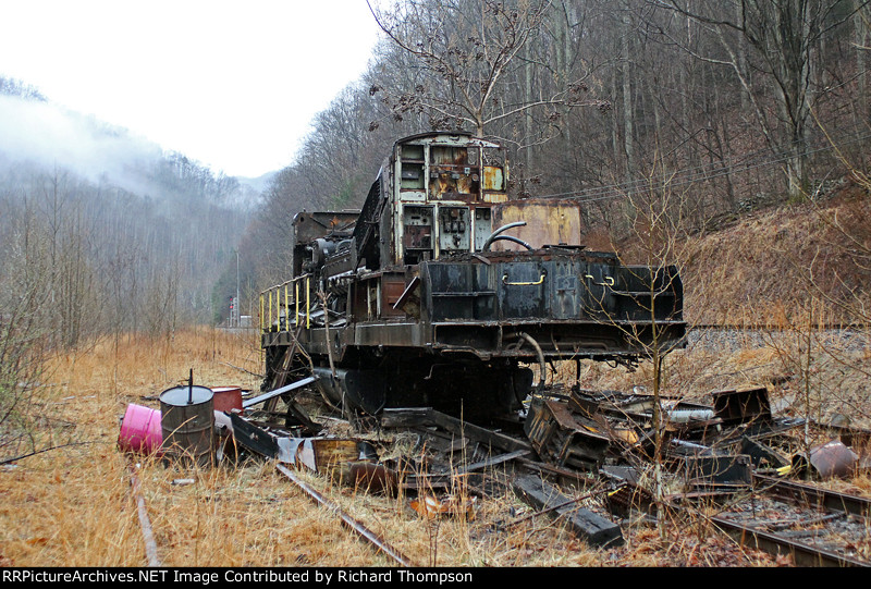 The remains of an old EMD