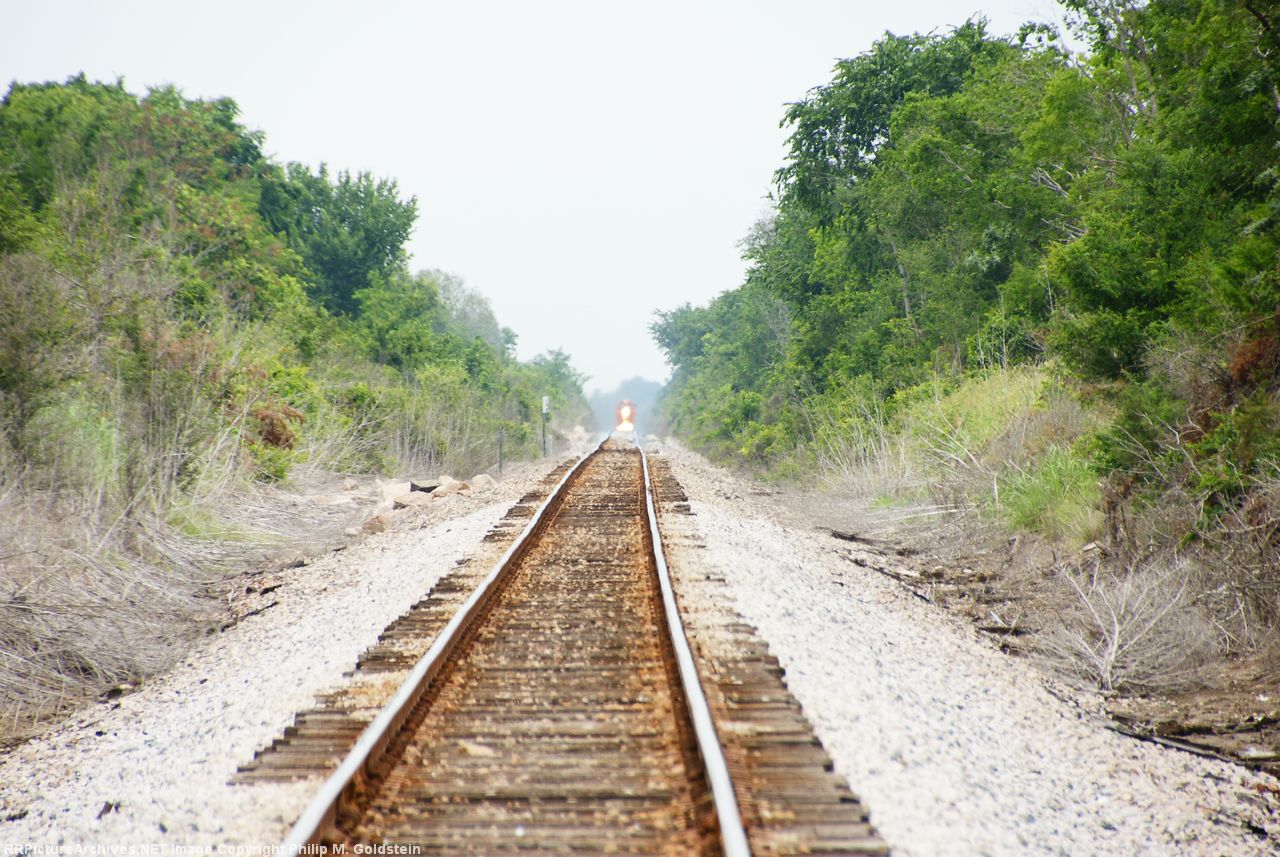 5781 off in the distance amidst the heat distortion