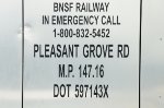 Pleasant Grove Road grade crossing - MP147.16 
